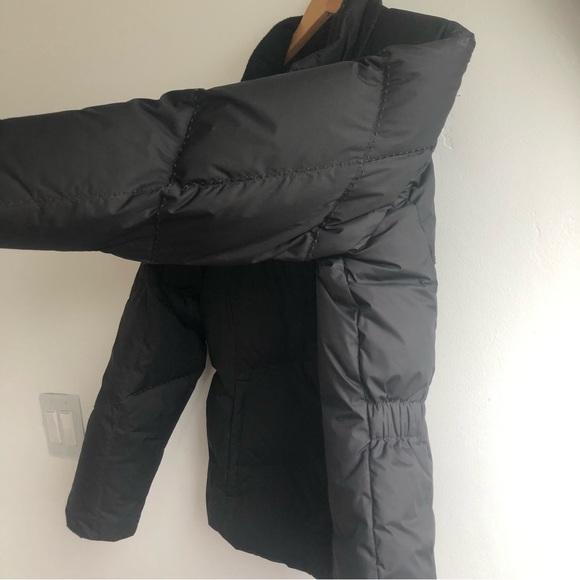 Eddie Bauer PREMIUM goose down winter black jacket Sz L - Picture 4 of 12